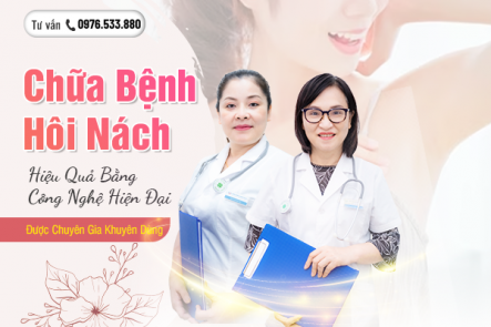 Chữa Bệnh Hôi Nách Hiệu Quả Bằng Công Nghệ Hiện Đại Được Chuyên Gia Khuyên Dùng