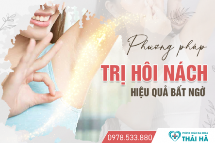 Phương pháp trị hôi nách hiệu quả bất ngờ