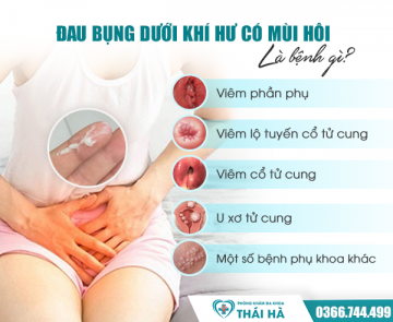 Cảnh giác với triệu chứng đau bụng dưới khí hư có mùi hôi - Bệnh lý nguy hiểm