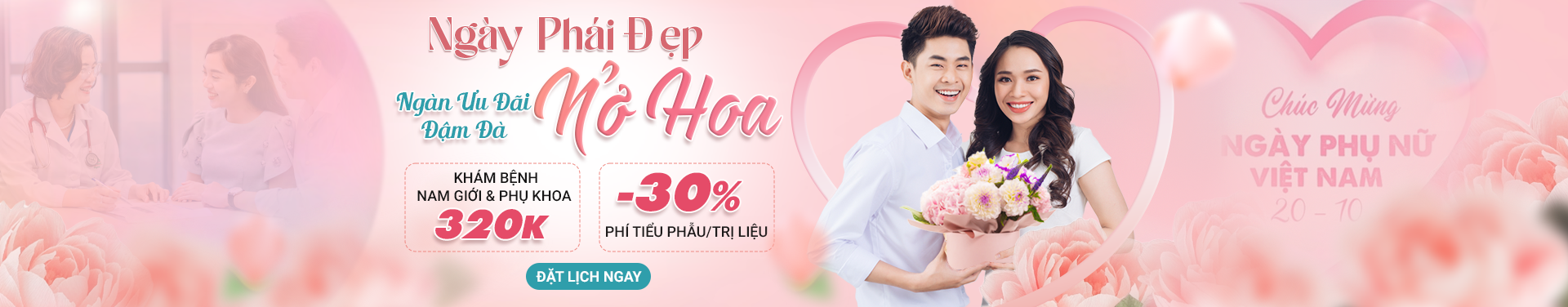 Ưu Đãi Gói Khám Bệnh Nam Giới - Phụ Khoa