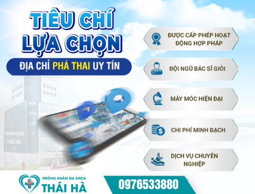 Hình ảnh minh họa các tiêu chí quan trọng khi lựa chọn cơ sở phá thai an toàn tại Hà Nội